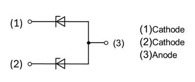 Schematic - ROHM Semiconductor EMZ6.8AM Transient Voltage Suppressors